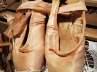 Original getragene Ballettschuhe