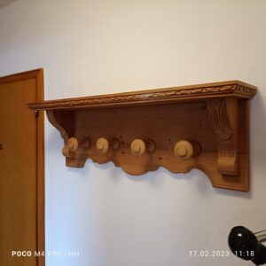 Landhausspiegel mit Garderobe – Bild 8