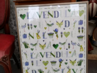 Dekoratives Lavendelbild