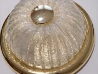 Deckenleuchte mit Goldrahmen