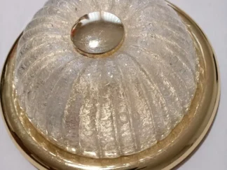 Deckenleuchte mit Goldrahmen