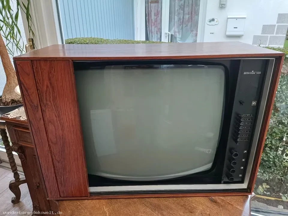Fernseher Vintage Bang & Olufsen Palisanderschrank