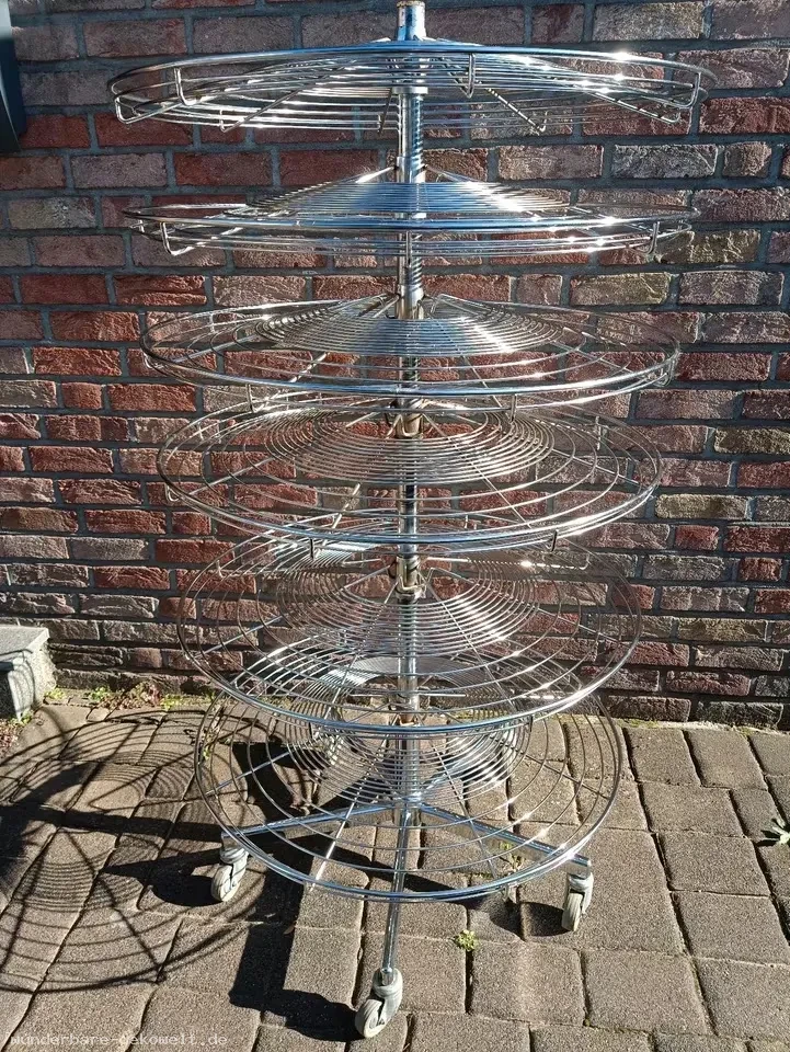 Warenständer-Edelstahl-rund