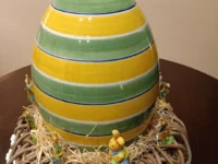 Keramik osterei ei unterglasur