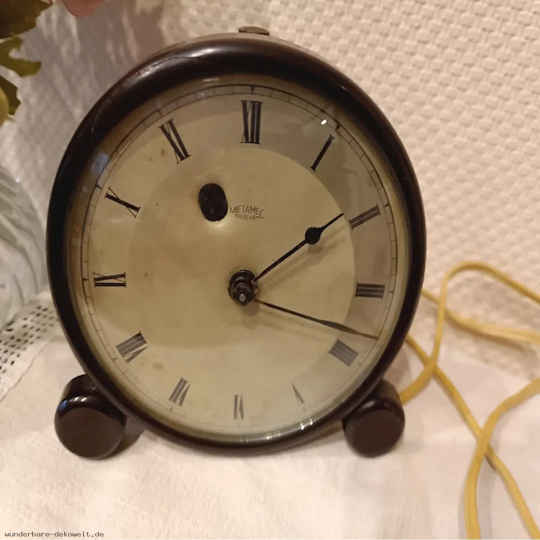 Metamec elektrische englische uhr der 50er und 60er jahre