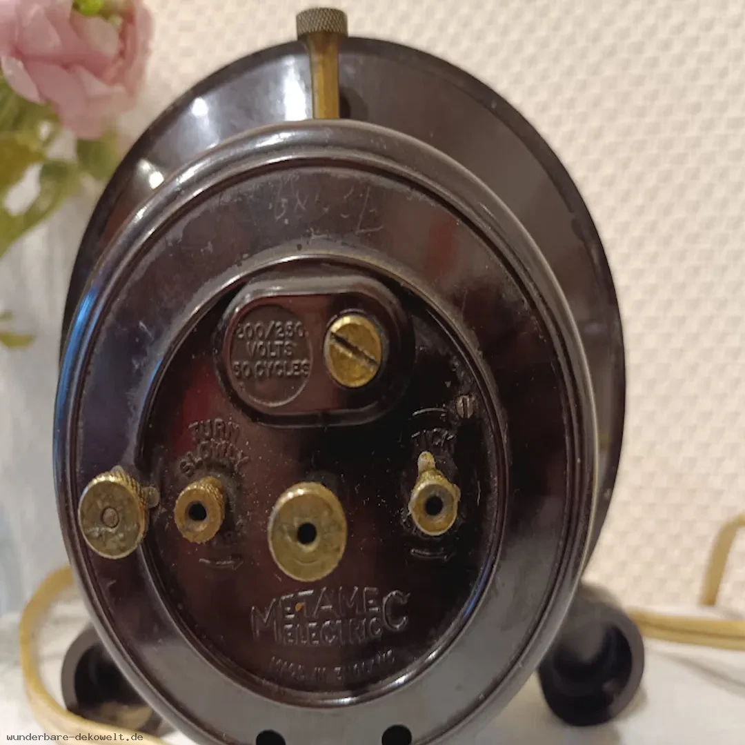 Metamec elktrische englische uhr der 50er und 60er jahre