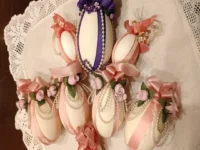 Ostereier dekorierte echteier