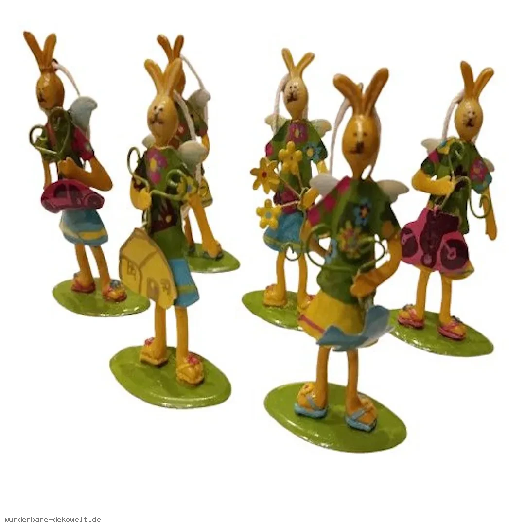 Osterhasen blech osterdekoration