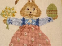 Osterhasen stickbild