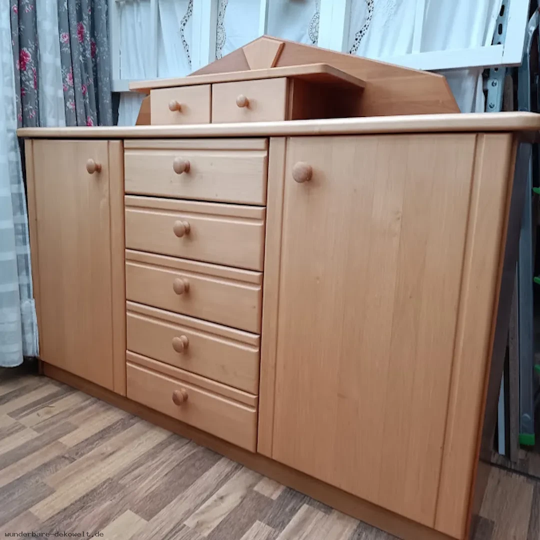 Sideboard massiv echtholz erle